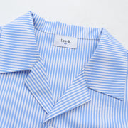 Light Blue Striped Button-up Shirt