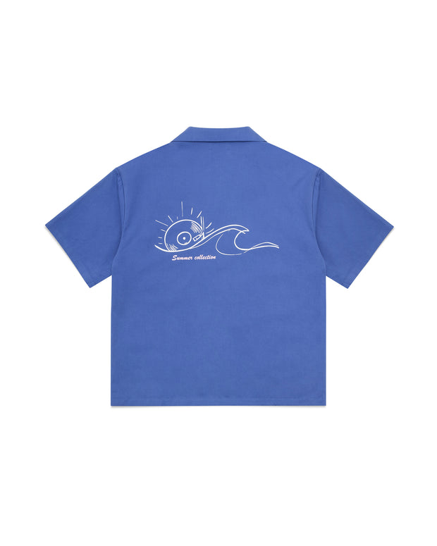 Marian Blue Button-up Shirt