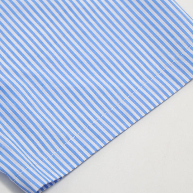 Light Blue Striped Button-up Shirt